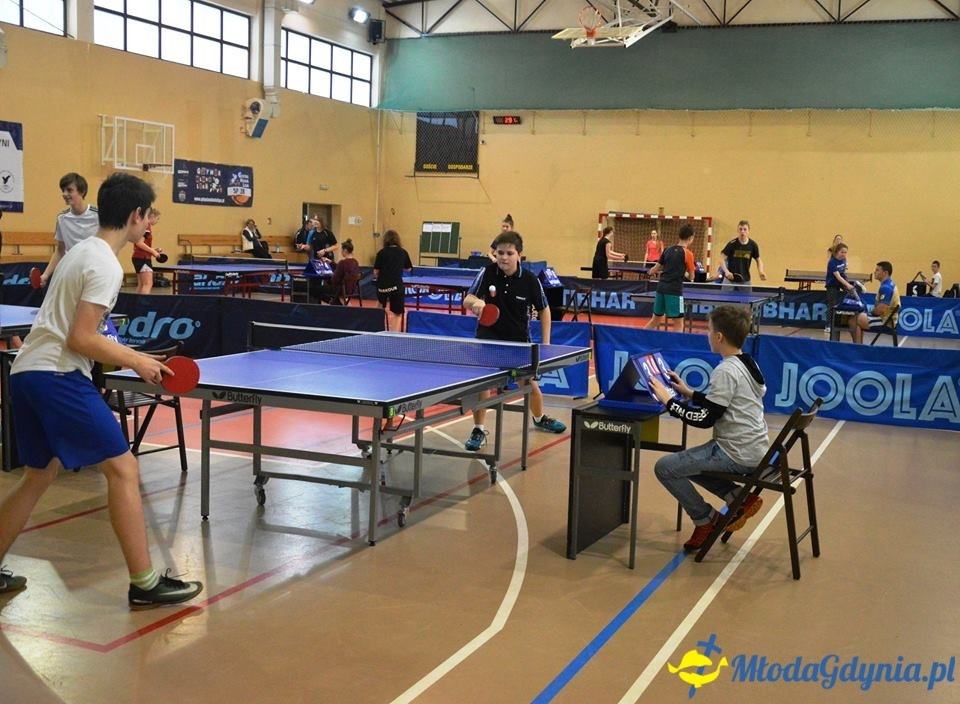 Szkolny Finał Mistrzostw Gdyni w Drużynowym Tenisie Stołowym 2017 - Potrójny sukces SP 28