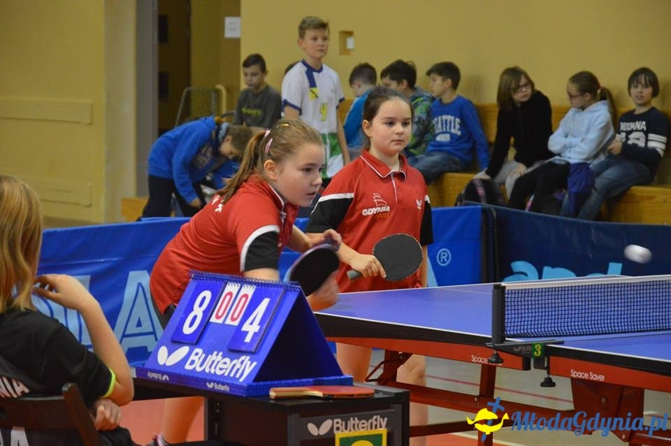 Szkolny Finał Mistrzostw Gdyni w Drużynowym Tenisie Stołowym 2017 - Potrójny sukces SP 28