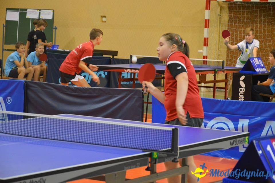 Szkolny Finał Mistrzostw Gdyni w Drużynowym Tenisie Stołowym 2017 - Potrójny sukces SP 28