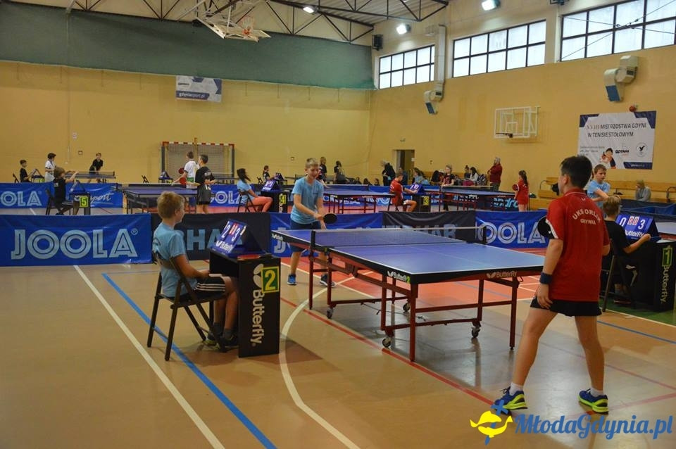 Szkolny Finał Mistrzostw Gdyni w Drużynowym Tenisie Stołowym 2017 - Potrójny sukces SP 28