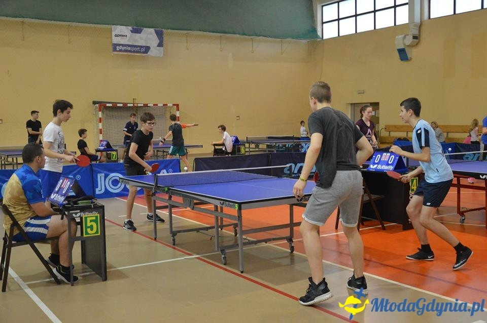 Szkolny Finał Mistrzostw Gdyni w Drużynowym Tenisie Stołowym 2017 - Potrójny sukces SP 28