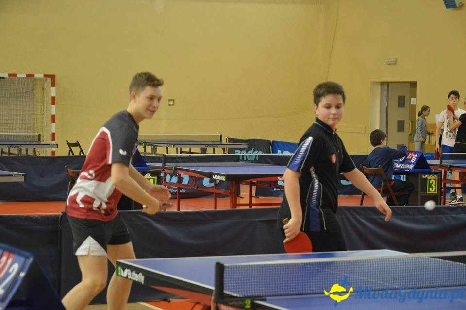 Szkolny Finał Mistrzostw Gdyni w Drużynowym Tenisie Stołowym 2017 - Potrójny sukces SP 28