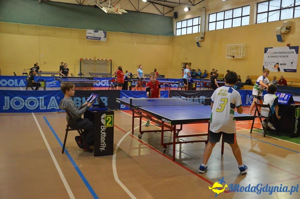 Szkolny Finał Mistrzostw Gdyni w Drużynowym Tenisie Stołowym 2017 - Potrójny sukces SP 28