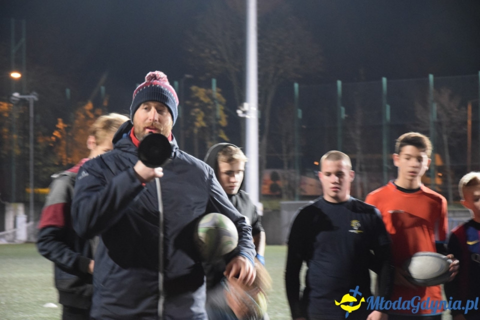 Trening z Arka Gdynia Rugby - Odważni Wygrywają 15.11.2017