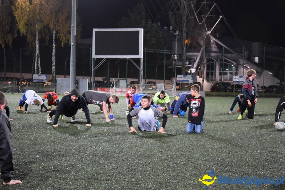Trening z Arka Gdynia Rugby - Odważni Wygrywają 15.11.2017