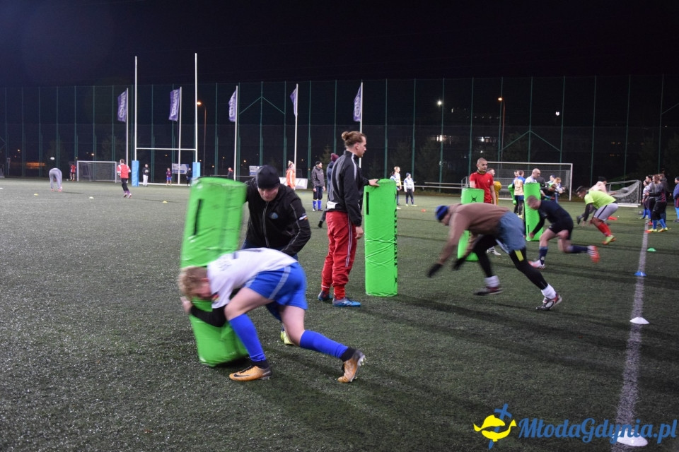 Trening z Arka Gdynia Rugby - Odważni Wygrywają 15.11.2017