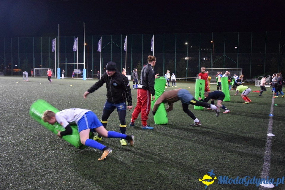 Trening z Arka Gdynia Rugby - Odważni Wygrywają 15.11.2017