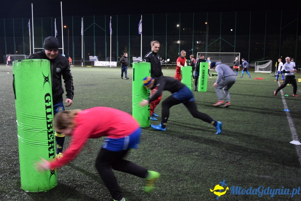 Trening z Arka Gdynia Rugby - Odważni Wygrywają 15.11.2017