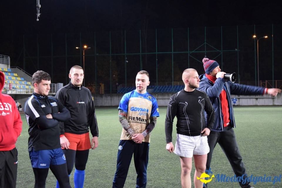 Trening z Arka Gdynia Rugby - Odważni Wygrywają 15.11.2017