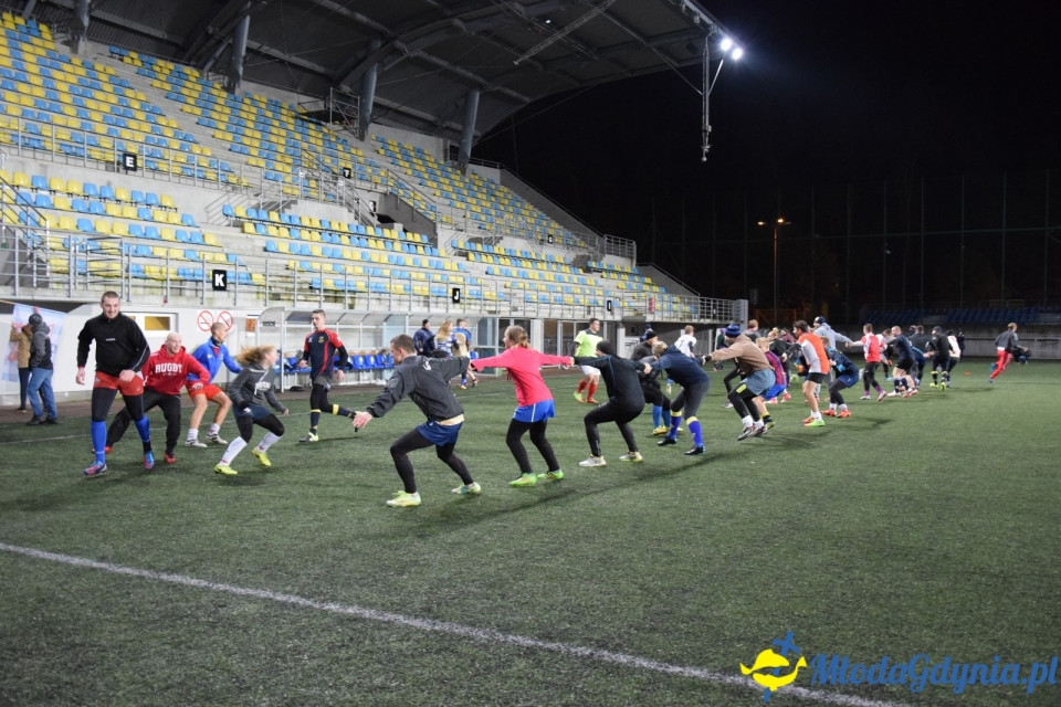 Trening z Arka Gdynia Rugby - Odważni Wygrywają 15.11.2017