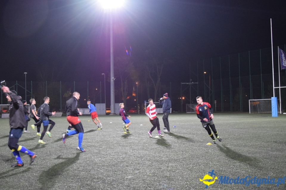Trening z Arka Gdynia Rugby - Odważni Wygrywają 15.11.2017