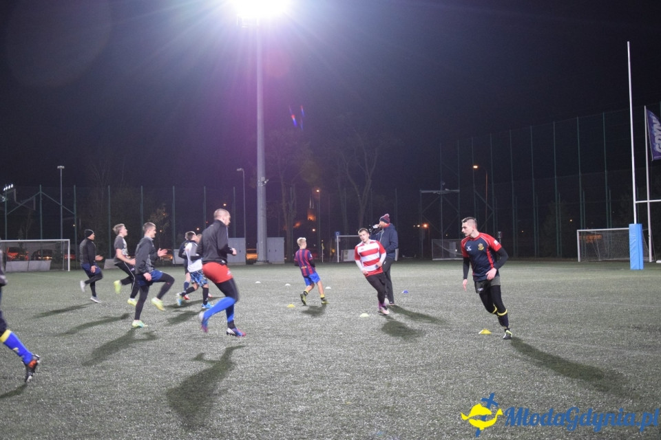 Trening z Arka Gdynia Rugby - Odważni Wygrywają 15.11.2017