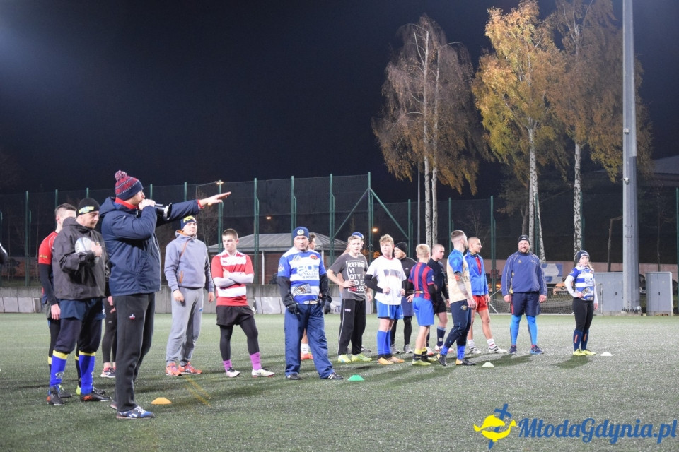 Trening z Arka Gdynia Rugby - Odważni Wygrywają 15.11.2017