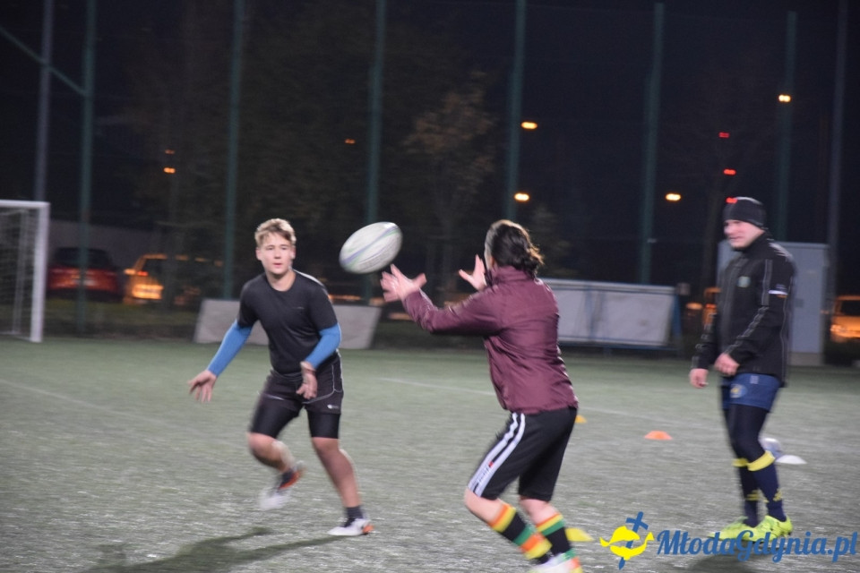 Trening z Arka Gdynia Rugby - Odważni Wygrywają 15.11.2017