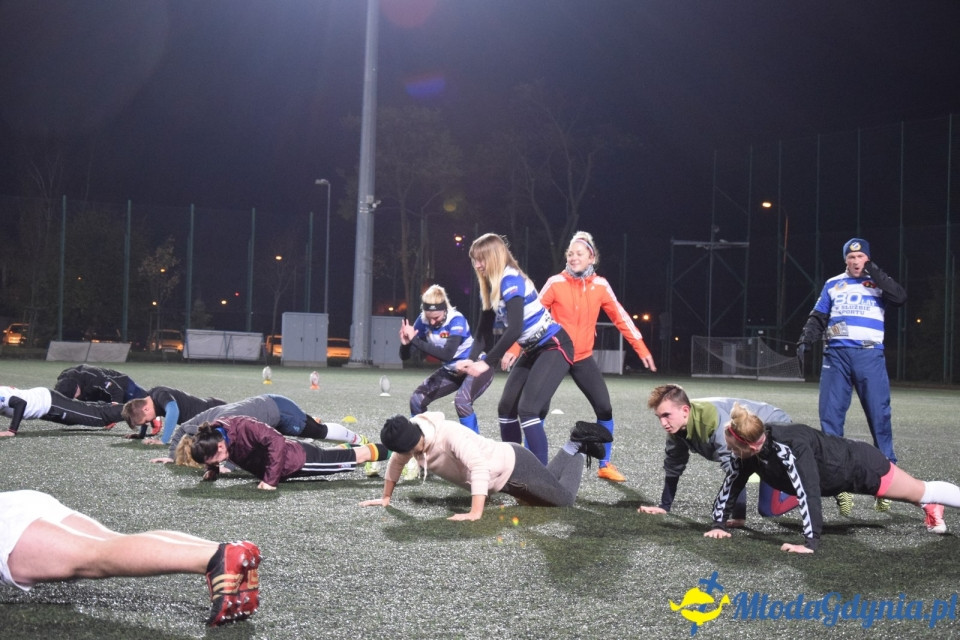 Trening z Arka Gdynia Rugby - Odważni Wygrywają 15.11.2017