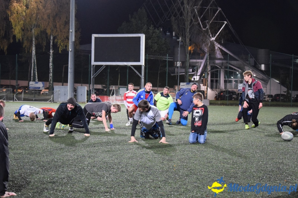 Trening z Arka Gdynia Rugby - Odważni Wygrywają 15.11.2017