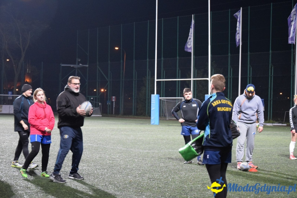Trening z Arka Gdynia Rugby - Odważni Wygrywają 15.11.2017