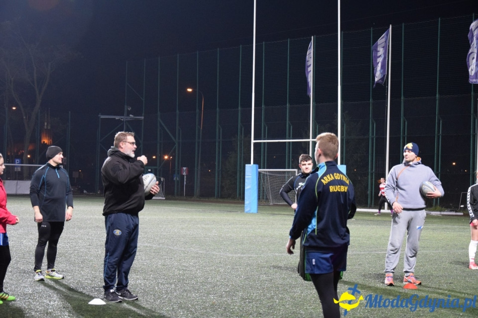 Trening z Arka Gdynia Rugby - Odważni Wygrywają 15.11.2017