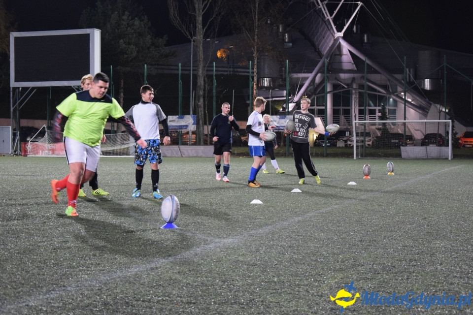 Trening z Arka Gdynia Rugby - Odważni Wygrywają 15.11.2017
