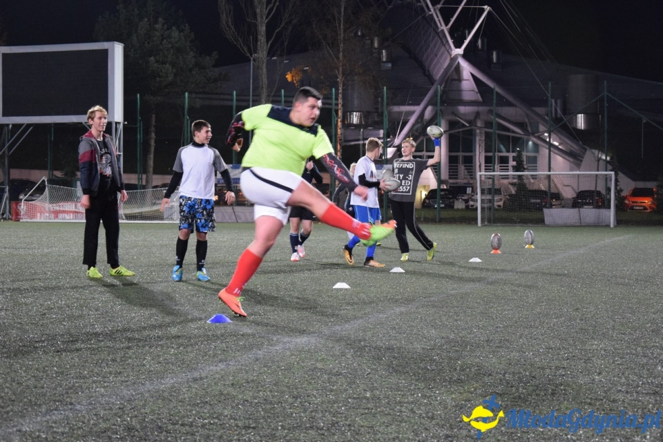Trening z Arka Gdynia Rugby - Odważni Wygrywają 15.11.2017