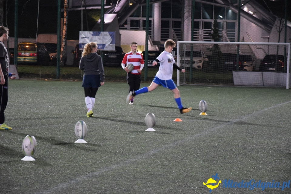 Trening z Arka Gdynia Rugby - Odważni Wygrywają 15.11.2017
