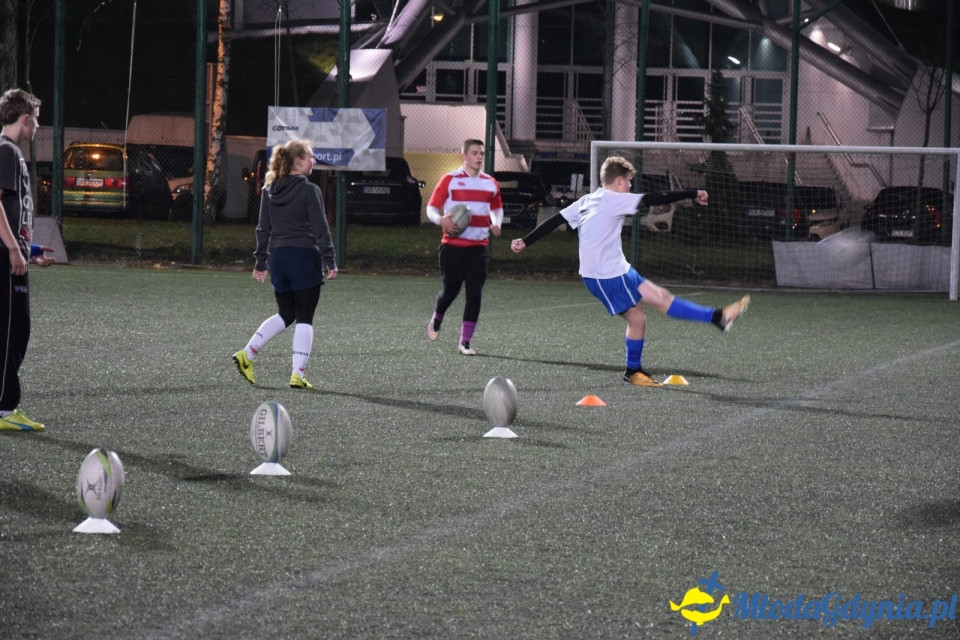 Trening z Arka Gdynia Rugby - Odważni Wygrywają 15.11.2017
