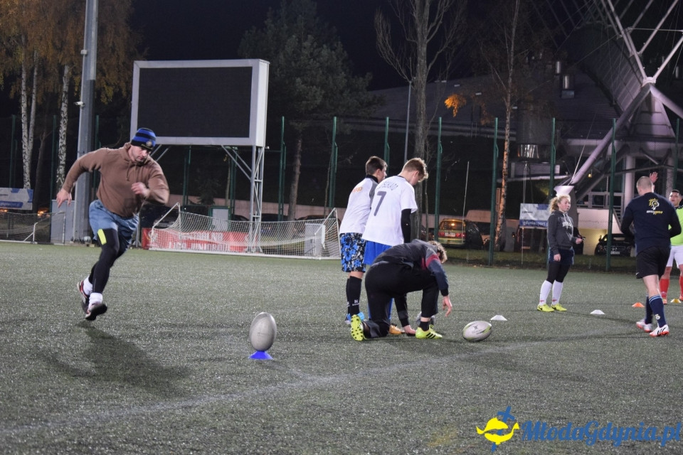 Trening z Arka Gdynia Rugby - Odważni Wygrywają 15.11.2017