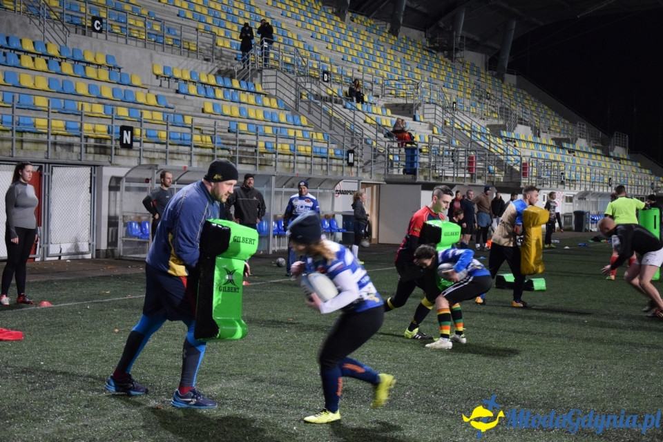 Trening z Arka Gdynia Rugby - Odważni Wygrywają 15.11.2017