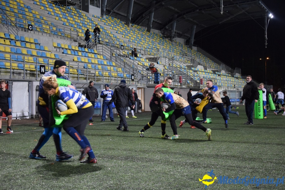 Trening z Arka Gdynia Rugby - Odważni Wygrywają 15.11.2017
