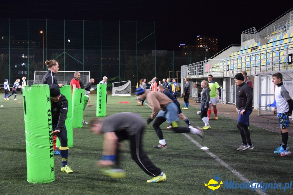 Trening z Arka Gdynia Rugby - Odważni Wygrywają 15.11.2017