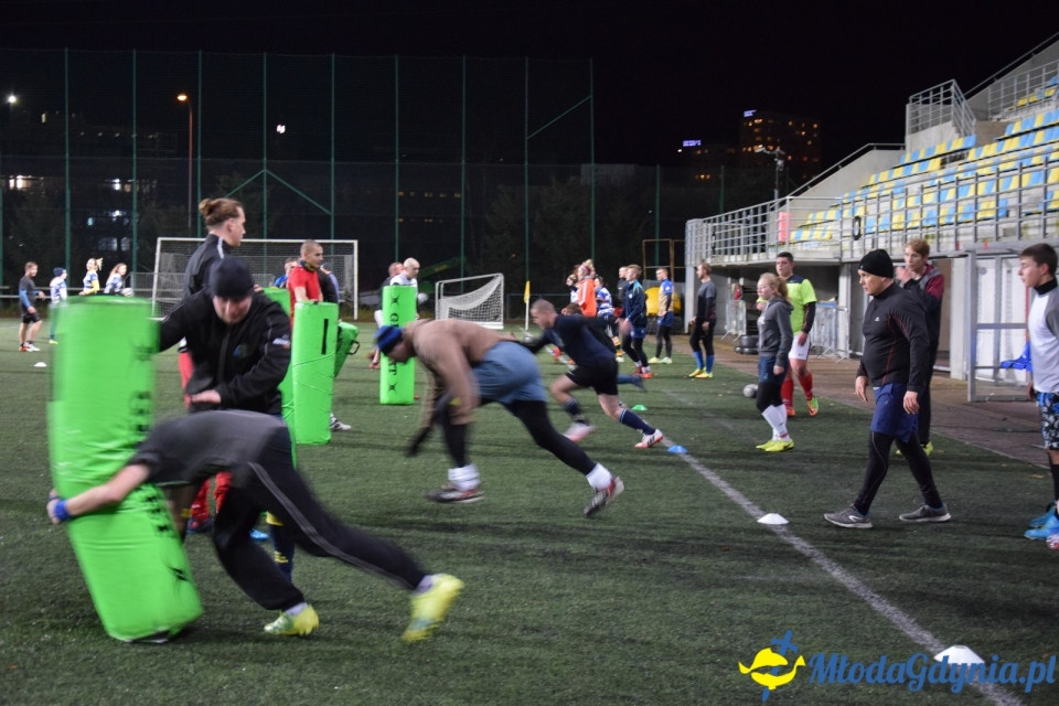 Trening z Arka Gdynia Rugby - Odważni Wygrywają 15.11.2017