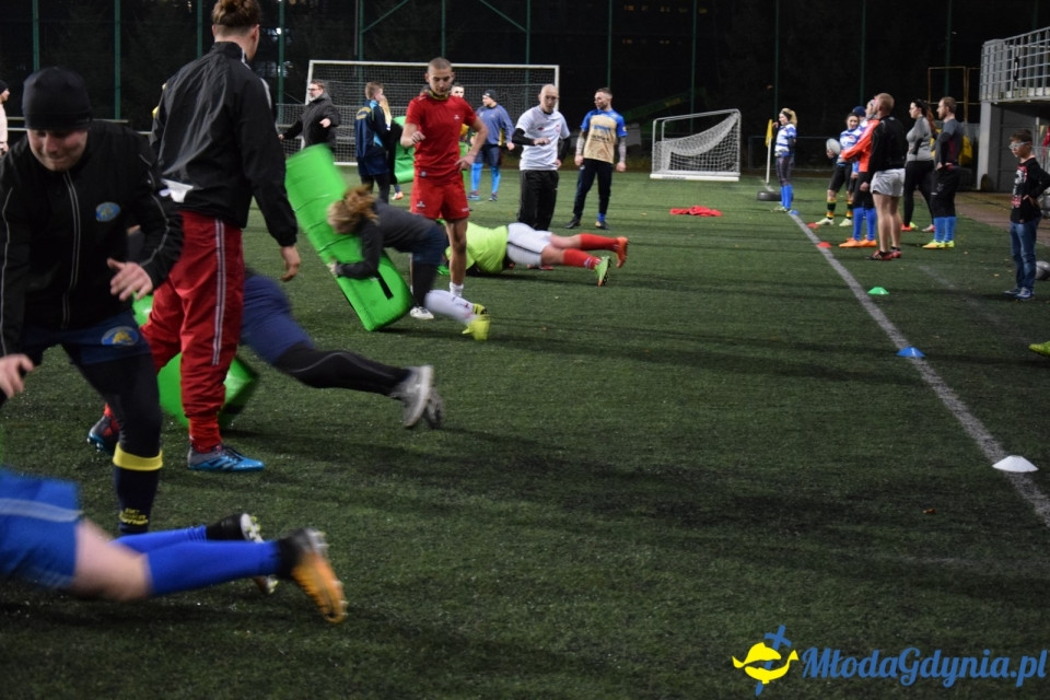 Trening z Arka Gdynia Rugby - Odważni Wygrywają 15.11.2017