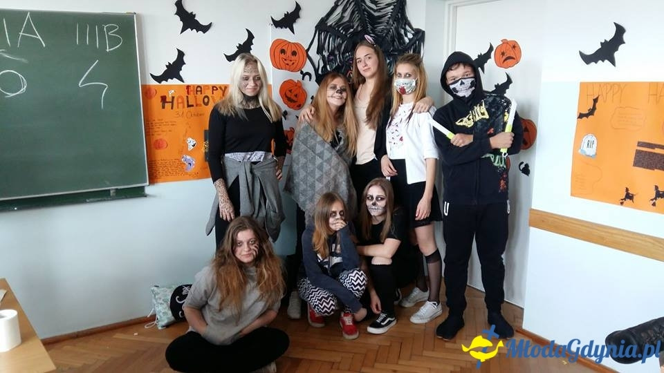G 10 - Halloweenowe wesołe warsztaty klas gimnazjalnych 2017