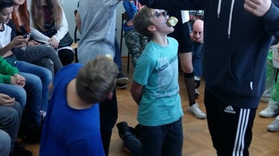 G 10 - Halloweenowe wesołe warsztaty klas gimnazjalnych 2017