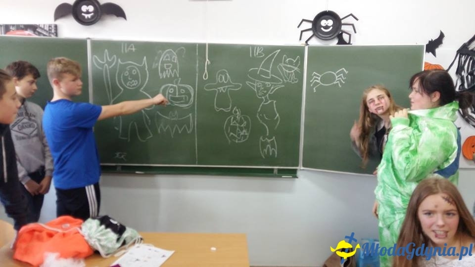 G 10 - Halloweenowe wesołe warsztaty klas gimnazjalnych 2017