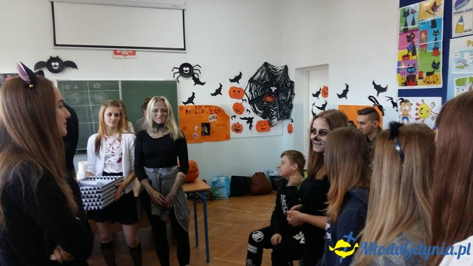 G 10 - Halloweenowe wesołe warsztaty klas gimnazjalnych 2017