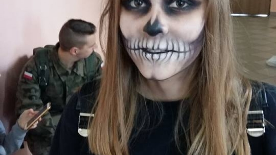 G 10 - Halloweenowe wesołe warsztaty klas gimnazjalnych 2017