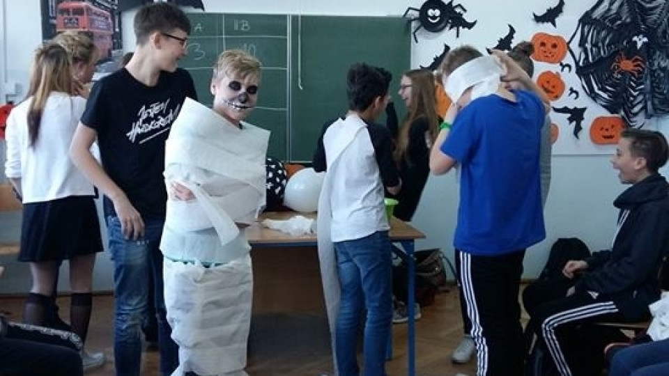 G 10 - Halloweenowe wesołe warsztaty klas gimnazjalnych 2017