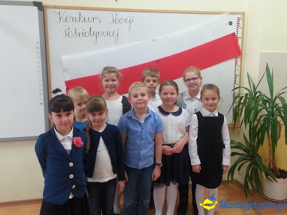 SP 43 - Konkurs Poezji Patriotycznej dla uczniów grup 0 i klas I - III 2017