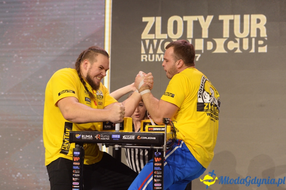 Puchar Świata Zawodowców w Armwrestlingu Złoty Tur World Cup Rumia 2017