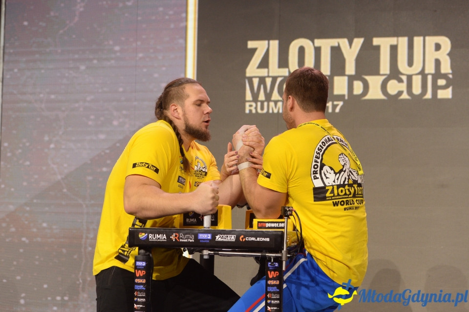 Puchar Świata Zawodowców w Armwrestlingu Złoty Tur World Cup Rumia 2017