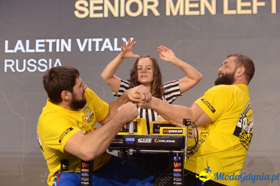 Puchar Świata Zawodowców w Armwrestlingu Złoty Tur World Cup Rumia 2017
