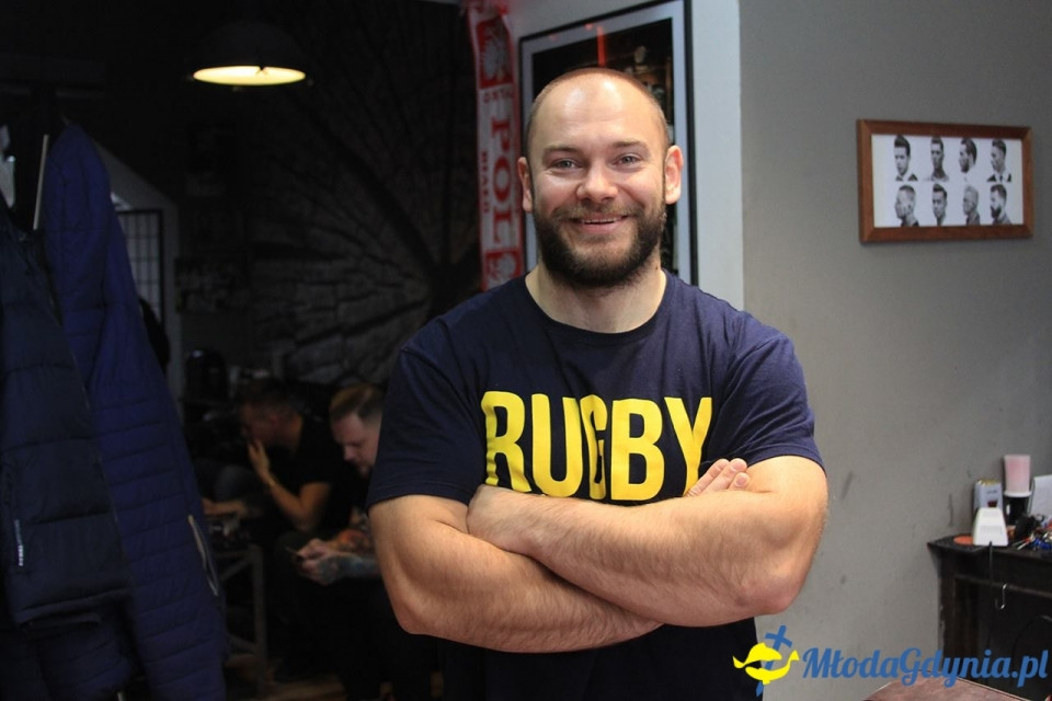 Rugby Gdynia - Movemberowe strzyżenie wąsów 2017
