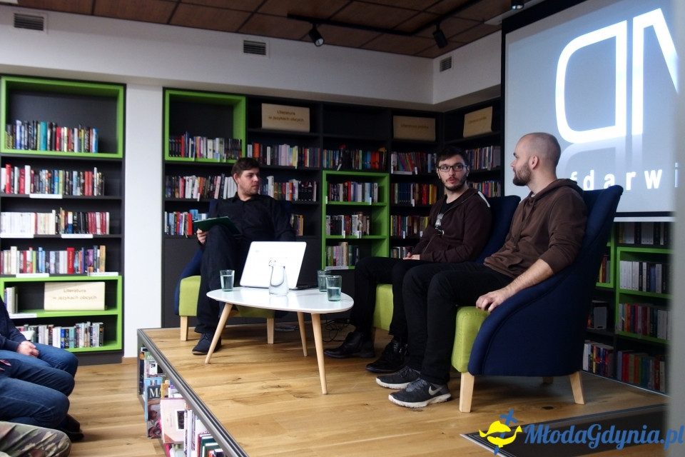 G.F.Darwin w Bibliotece z Pasją 25-11-2017