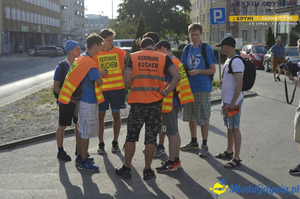 Gdyńska Piesza Pielgrzymka na Jasną Górę 2018 - dzień 1