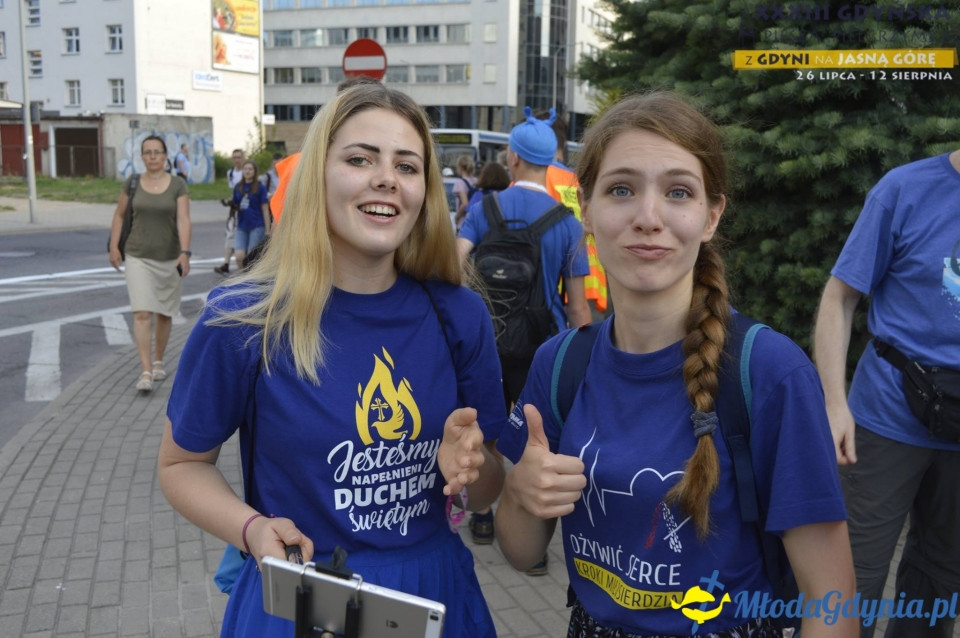 Gdyńska Piesza Pielgrzymka na Jasną Górę 2018 - dzień 1