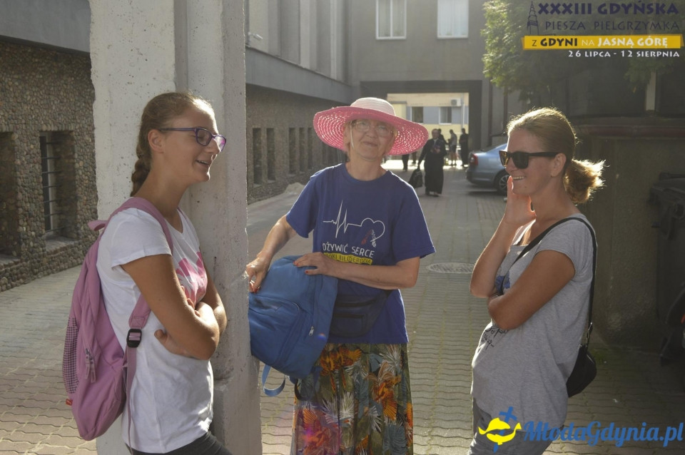 Gdyńska Piesza Pielgrzymka na Jasną Górę 2018 - dzień 1