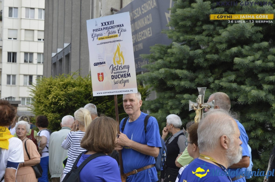 Gdyńska Piesza Pielgrzymka na Jasną Górę 2018 - dzień 1