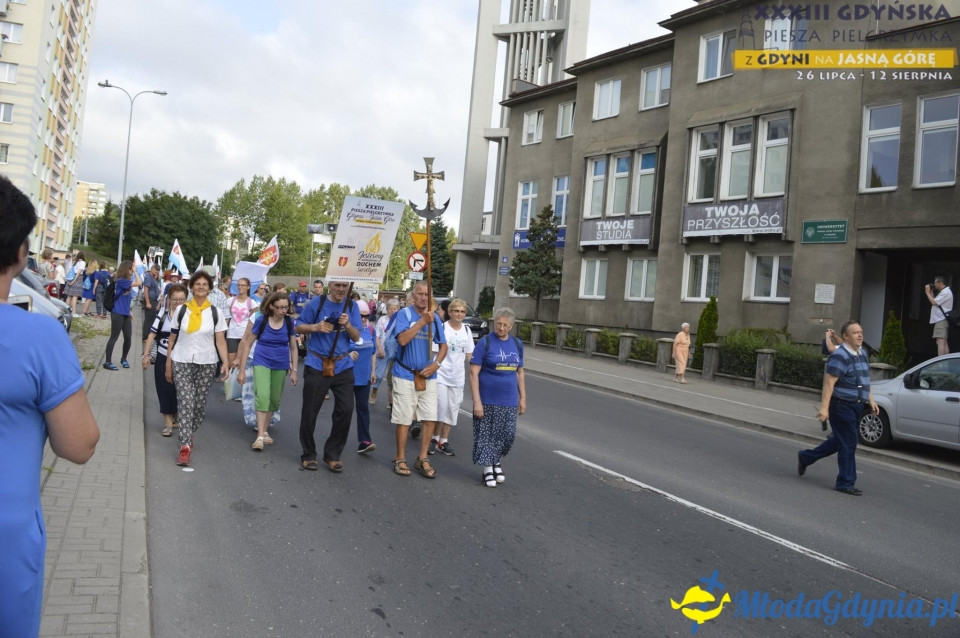 Gdyńska Piesza Pielgrzymka na Jasną Górę 2018 - dzień 1