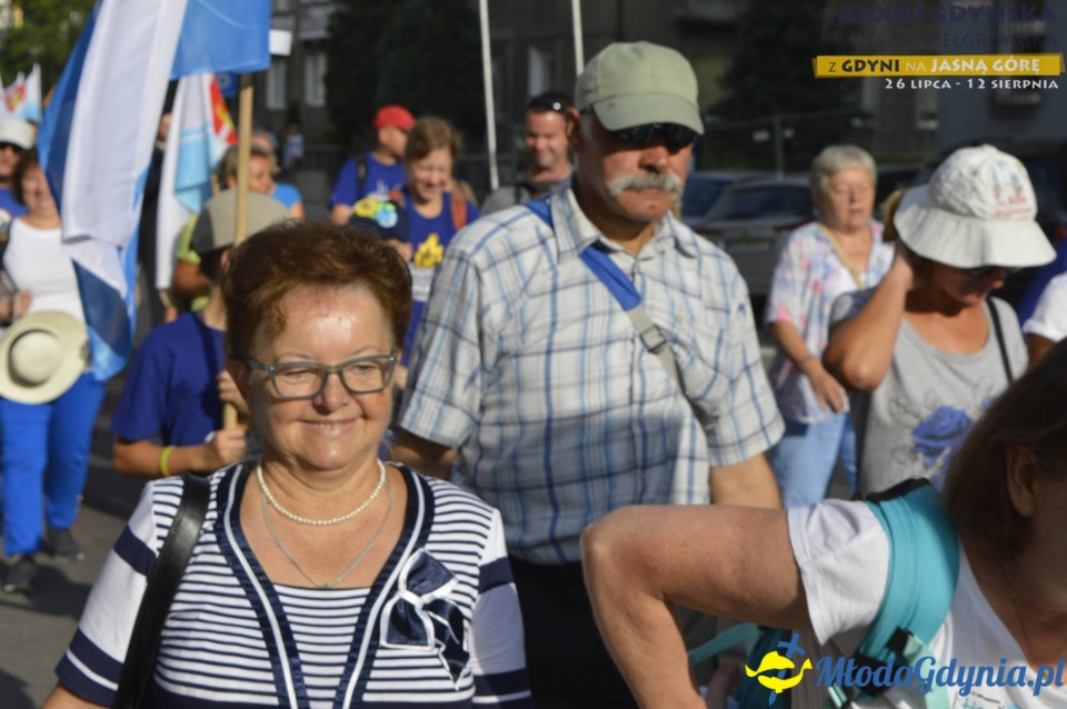 Gdyńska Piesza Pielgrzymka na Jasną Górę 2018 - dzień 1